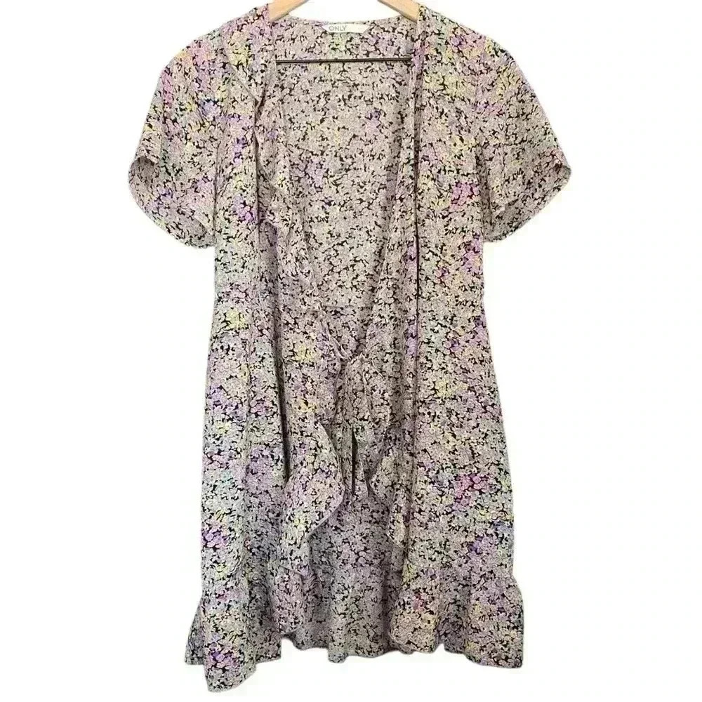 ONLY Floral Wrap Dress